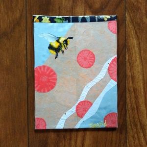 Bumblebee Painting on Japanese Paper